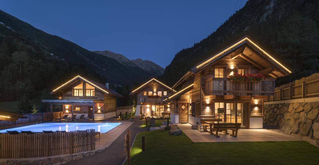 Wellnesshuettendorf Wiese Sankt Leonhard im Pitztal Ngoại thất bức ảnh