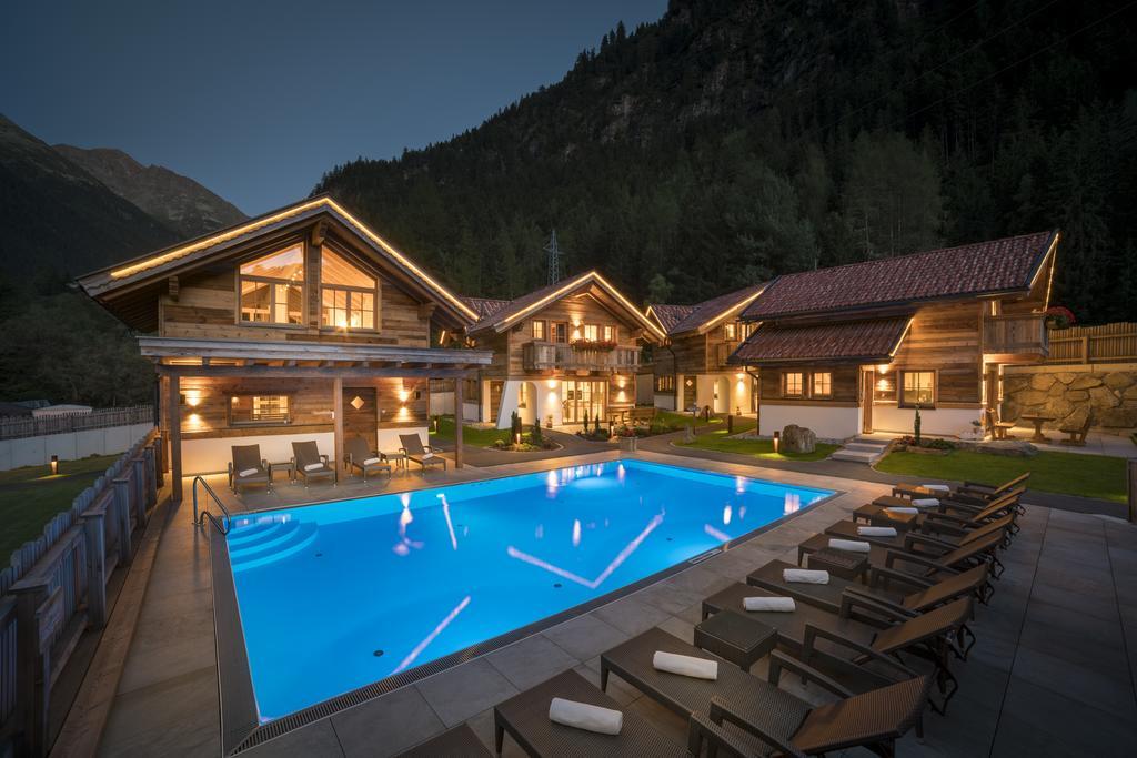Wellnesshuettendorf Wiese Sankt Leonhard im Pitztal Ngoại thất bức ảnh
