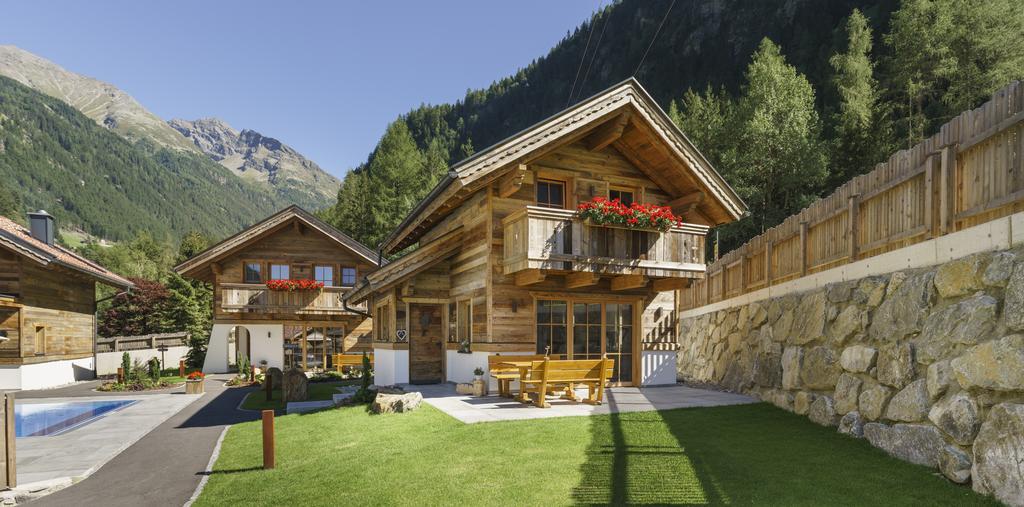 Wellnesshuettendorf Wiese Sankt Leonhard im Pitztal Ngoại thất bức ảnh