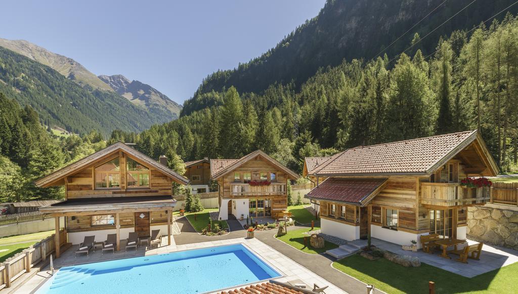 Wellnesshuettendorf Wiese Sankt Leonhard im Pitztal Ngoại thất bức ảnh