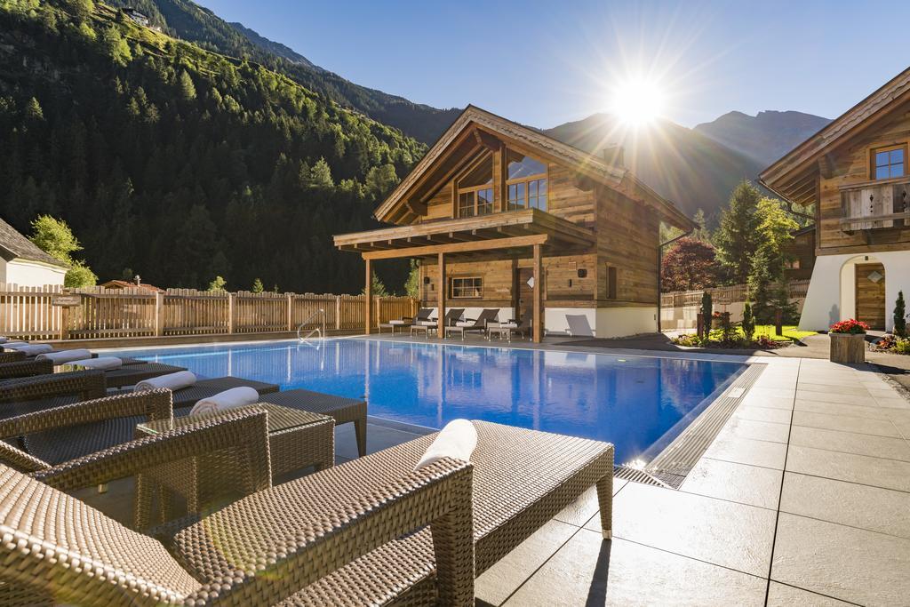 Wellnesshuettendorf Wiese Sankt Leonhard im Pitztal Ngoại thất bức ảnh